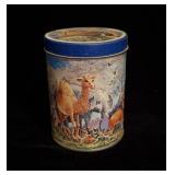 Vintage Decorative Animal Safari Noah's Ark Tin