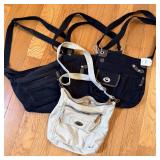 (4) Womens Canvas Purses