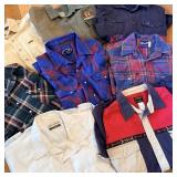 (8) Vintage Long Sleeve Western Shirts XL-2XL >