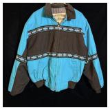Vintage Western Frontier Western Bomber Jacket 2xl