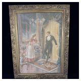 Schlitz Beer advertising sign titled 'The Maid's
