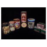 (9) Vintage Collector Tins Tootsie Roll, Juicy >