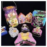 Vintage Halloween tins Chupa chugs lollipops
