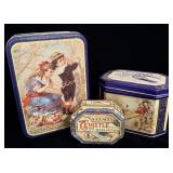 Vintage sewing tins J& P coats thistle brand ONT