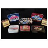 (8) Vintage Vehicle Collector Tins, Harley >