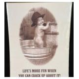 Vintage Style Poster Baby Bare Butt ï¿½Lifes more >