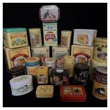 (23) Vintage Collection Tins, Playing Cards &>