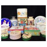 (15) Vintage decorative collector tins