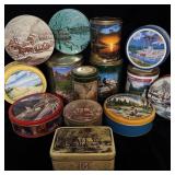 (14) Vintage Collector Tins Terry Redlin, Ducks >