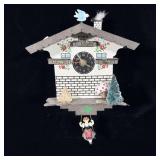 Black forest style battery operated clock