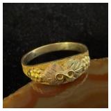 10K Black Hills gold ring size 6