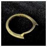 14K Gold wedding band size 7.25