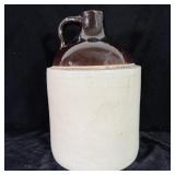 2gal Unmarked Stoneware Crock Jug >