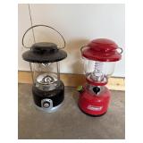 2 Coleman battery powered lanterns