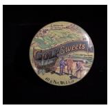 Vintage Golf Sweets Advertising Tin