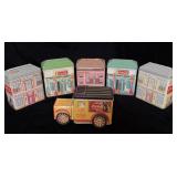 Vintage Coca Cola Delivery Truck & Canister Tins