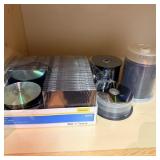 Blank CDs and CD cases