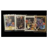 (4) Autographed George McCloud Basketball Cards