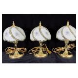 Vintage 3-Way Gold Tone Touch Accent Lap 6 Swoop>
