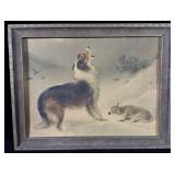 Framed 1933 Print 'Found' by Walter Hunter >