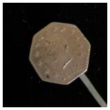 1872 California gold coin made into Jewelry