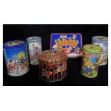 (6) Vintage Christmas Collector Tins Keeber, >