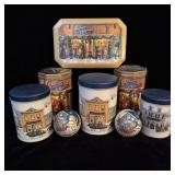 (8) Vintage Collector Christmas Tins