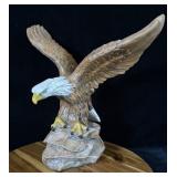 1984 Arenels Ceramic Flying Eagle Statue 13'