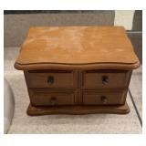 Jewelry box filled with jewelry