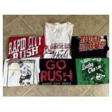 (6) Rapid City Rush T-Shirts