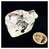 Autographed comedian Gallagher 2 Baks' cap & pin