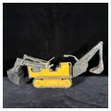 Tonka T-6 Pressed Steel Bulldozer & Backhoe