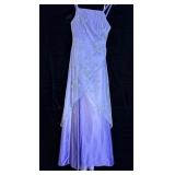 Vintage Jump Appearal Lilac Formal Evening Gown >