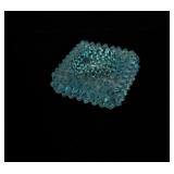 Vintage Fenton Hobnail Aqua Blue Salt Cellar