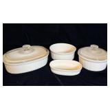 Corning Ware French White Casserole & Serving >