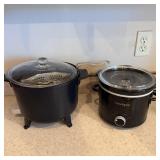 Presto deep fat fryer and small crockpot