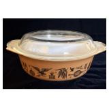Pyrex Early American 1.5 Quart Casserole Dish>