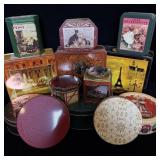 (13) Vintage Decorative Collector Tins