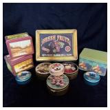 (10) Vintage Decorative Collector Tins