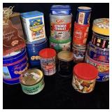 (20) Vintage Collector Tins Necco, Girl Scouts, >