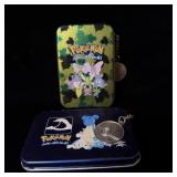 Vintage Pokï¿½mon water type card tin
