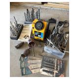 Drillbit sharpener and miscellaneous drill bits