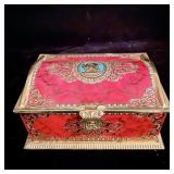 Vintage LINETTE Treasure Box Roman Style Western