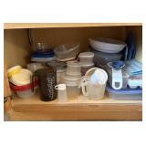 Cupboard full of Tupperware