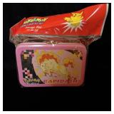 Vintage Pokï¿½mon Rapidash metal tin box in