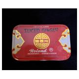 Vintage Roland crystallized ginger tin