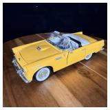 Yellow 1955 Ford Thunderbird Superior 1/24 Scale