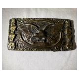 Brass 1976 Bicentenial Adezy Denver High Relief >