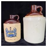 1965 Spring Fling Stoneware Crock Jug & .5gal >