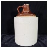 1gal Unmarked Stoneware Crock Jug >
